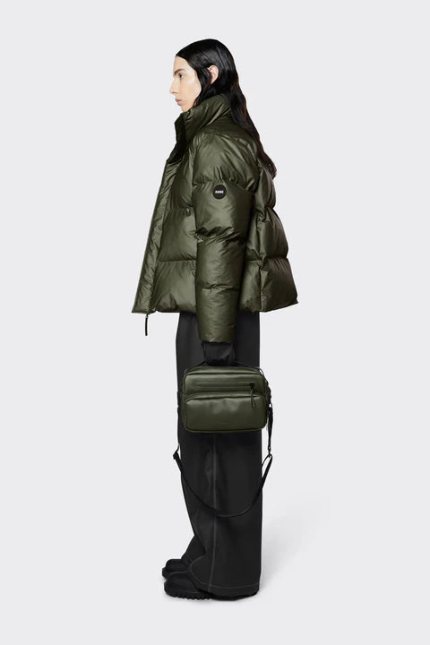 Boxy Puffer Jacket - Evergreen