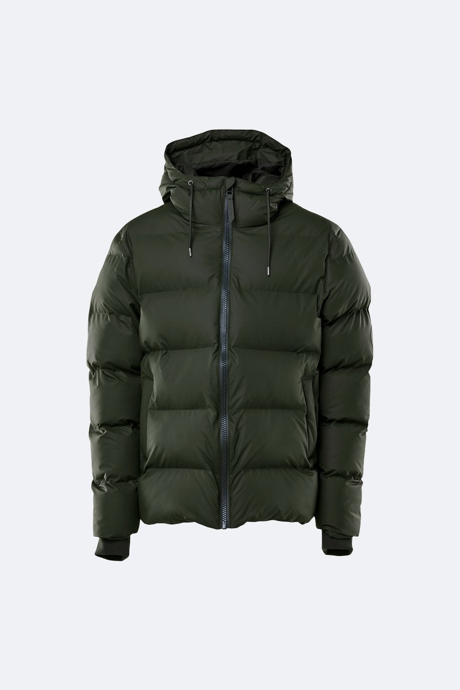 Puffer Jacket Roll Neck  - Green